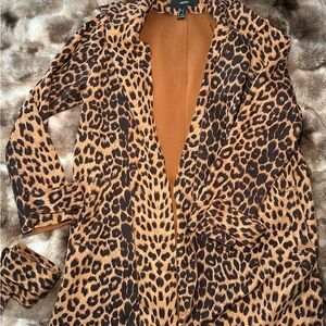 Forever 21 Leopard Print Blazer